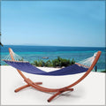 Relax comfortably in the Arc Hammock