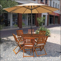 his Outdoor Furniture Wooden Set is the perfect addition to your outdoor space. With 6 chairs and 1 table, this set provides ample seating and surface area for your outdoor activities.
