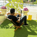 Experience ultimate comfort and relaxation with our Wooden Folding Relaxing Chai